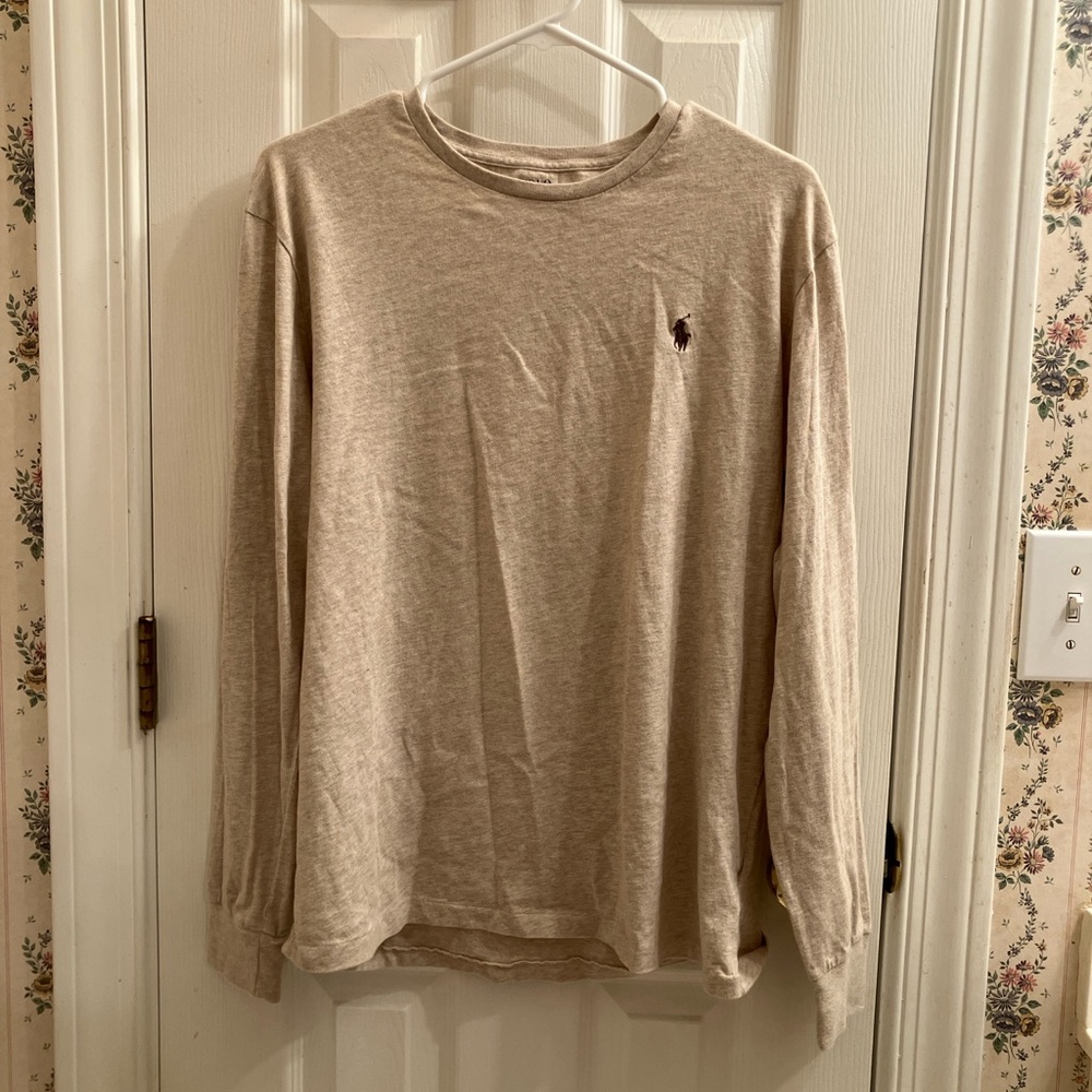 Polo by Ralph Lauren Beige Long Sleeve Shirt